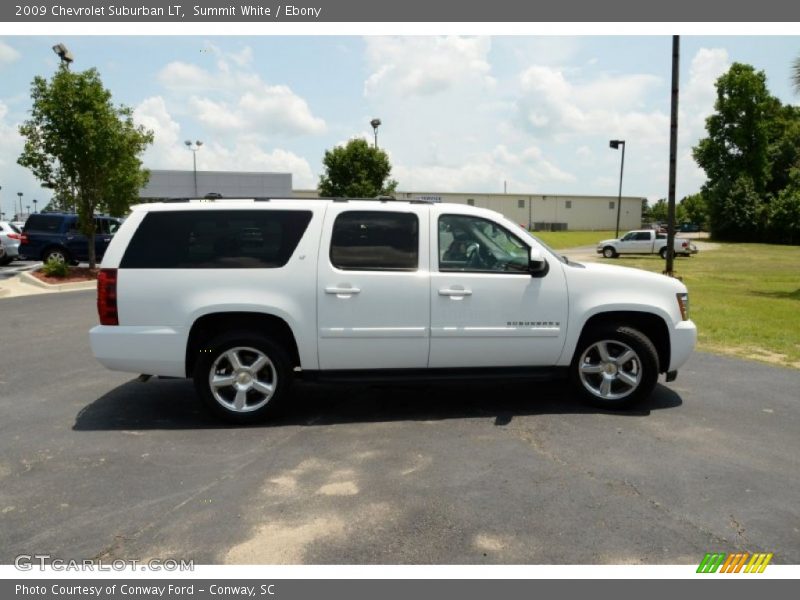 Summit White / Ebony 2009 Chevrolet Suburban LT