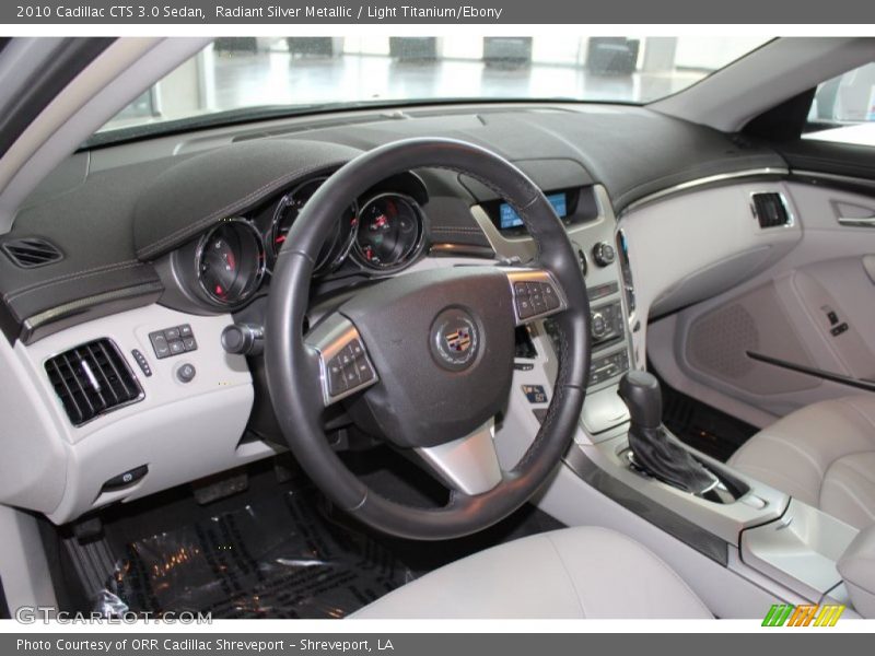 Radiant Silver Metallic / Light Titanium/Ebony 2010 Cadillac CTS 3.0 Sedan