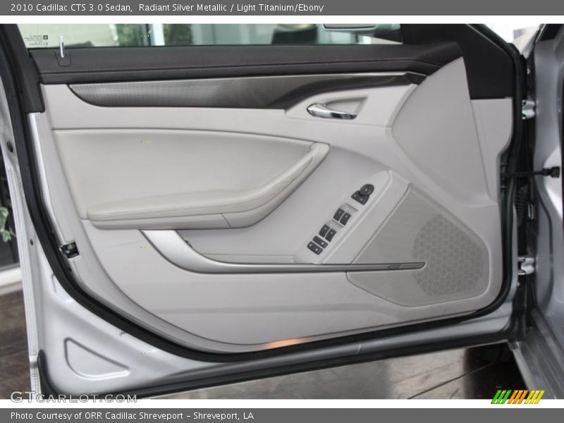 Radiant Silver Metallic / Light Titanium/Ebony 2010 Cadillac CTS 3.0 Sedan