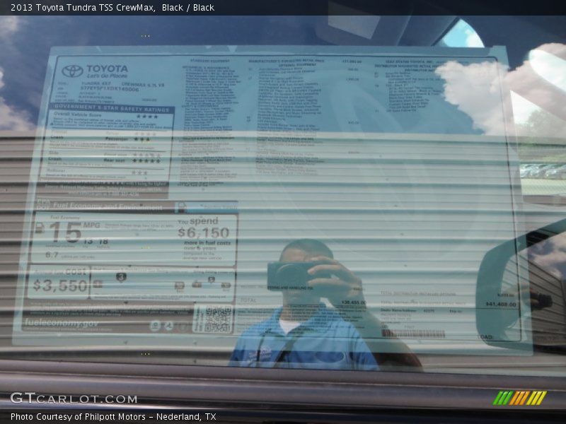 Black / Black 2013 Toyota Tundra TSS CrewMax