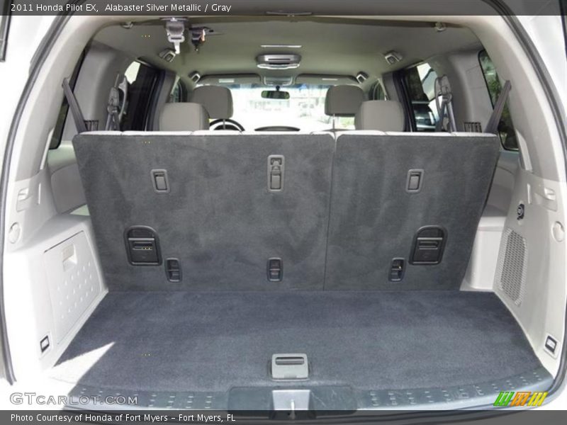 Alabaster Silver Metallic / Gray 2011 Honda Pilot EX