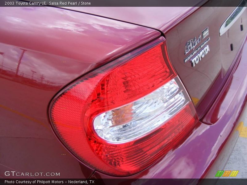 Salsa Red Pearl / Stone 2003 Toyota Camry LE
