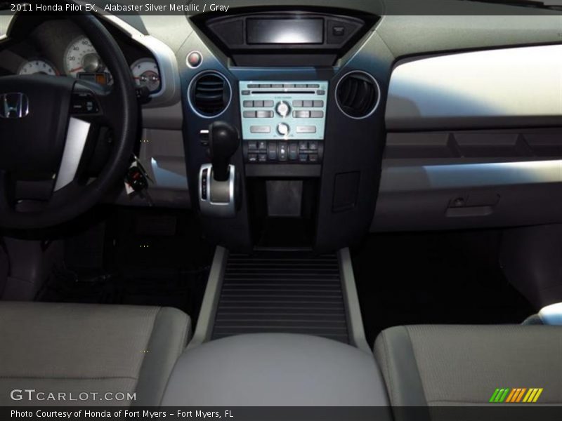 Alabaster Silver Metallic / Gray 2011 Honda Pilot EX