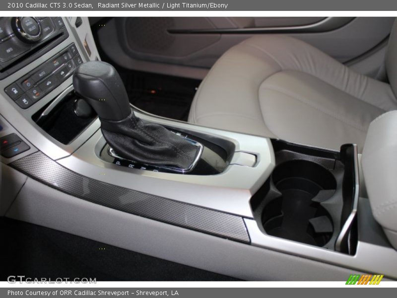 Radiant Silver Metallic / Light Titanium/Ebony 2010 Cadillac CTS 3.0 Sedan