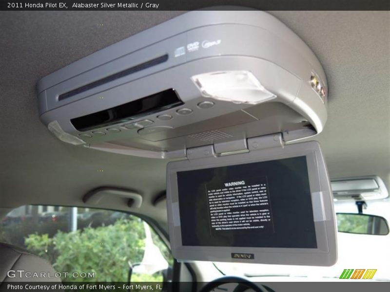 Alabaster Silver Metallic / Gray 2011 Honda Pilot EX
