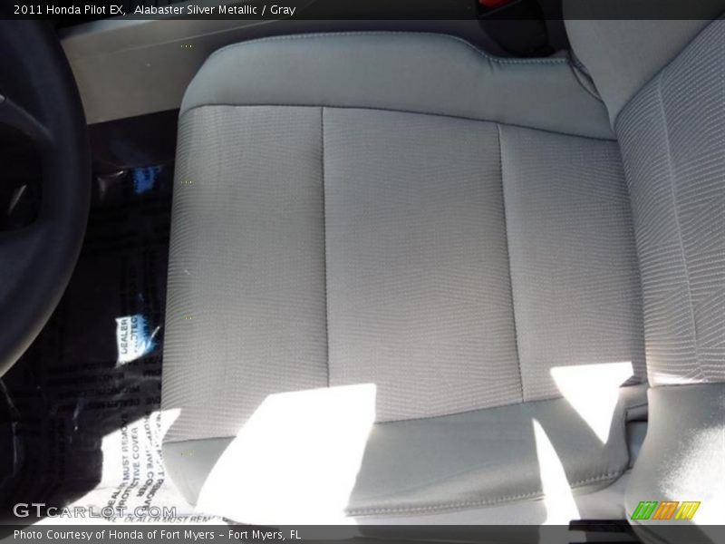 Alabaster Silver Metallic / Gray 2011 Honda Pilot EX