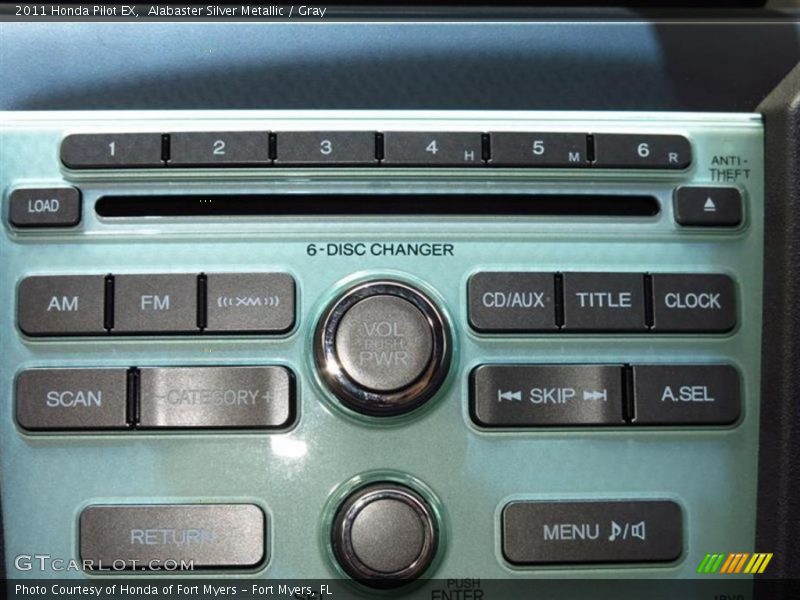 Alabaster Silver Metallic / Gray 2011 Honda Pilot EX