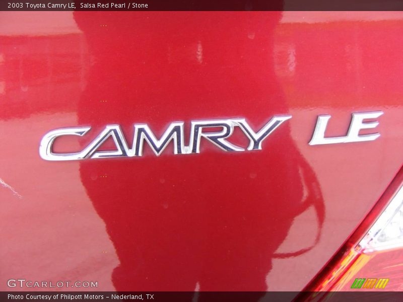 Salsa Red Pearl / Stone 2003 Toyota Camry LE