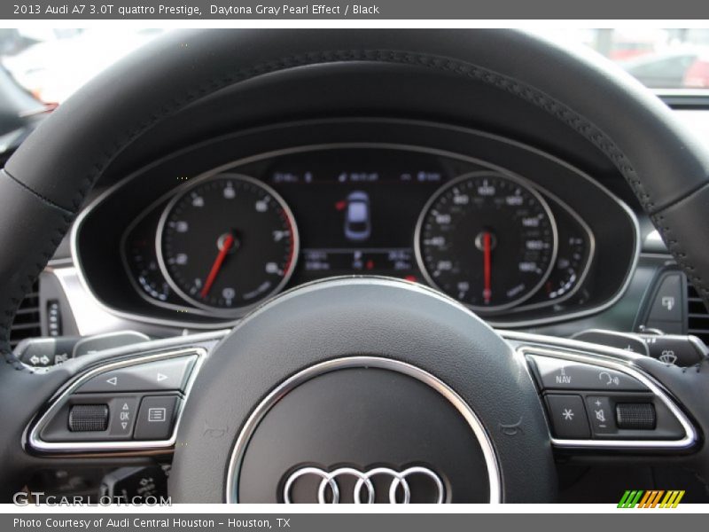 Daytona Gray Pearl Effect / Black 2013 Audi A7 3.0T quattro Prestige