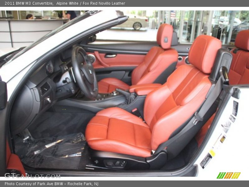  2011 M3 Convertible Fox Red Novillo Leather Interior