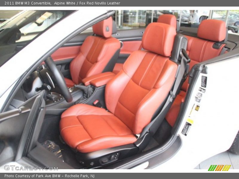Front Seat of 2011 M3 Convertible
