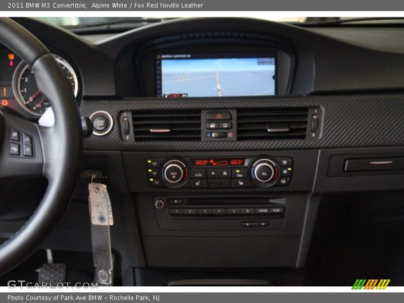 Alpine White / Fox Red Novillo Leather 2011 BMW M3 Convertible