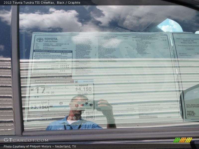 Black / Graphite 2013 Toyota Tundra TSS CrewMax