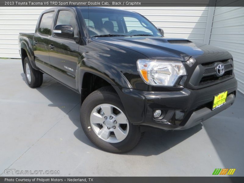 Black / Graphite 2013 Toyota Tacoma V6 TRD Sport Prerunner Double Cab