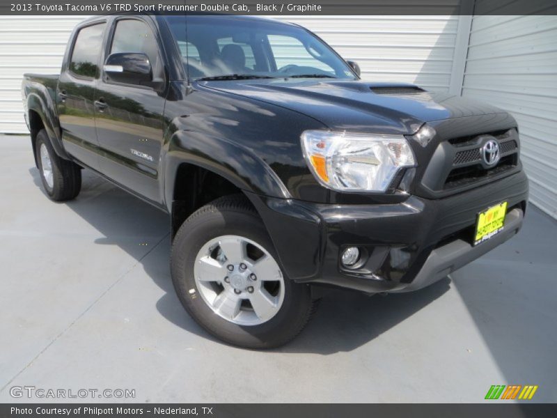 Black / Graphite 2013 Toyota Tacoma V6 TRD Sport Prerunner Double Cab