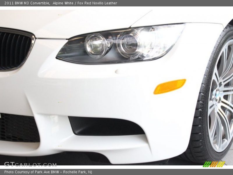 Alpine White / Fox Red Novillo Leather 2011 BMW M3 Convertible