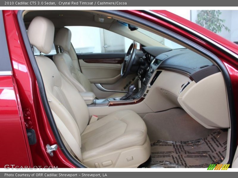 Crystal Red Tintcoat / Cashmere/Cocoa 2010 Cadillac CTS 3.0 Sedan