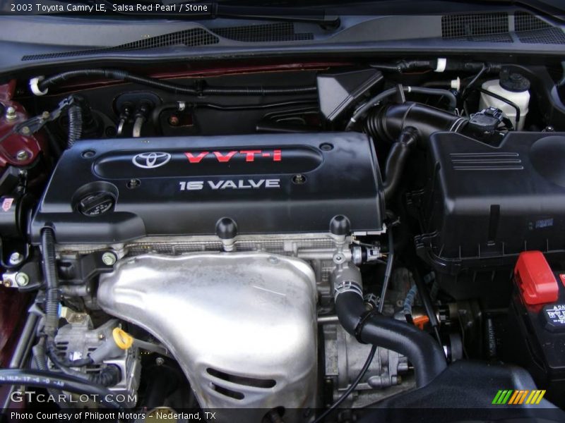 Salsa Red Pearl / Stone 2003 Toyota Camry LE