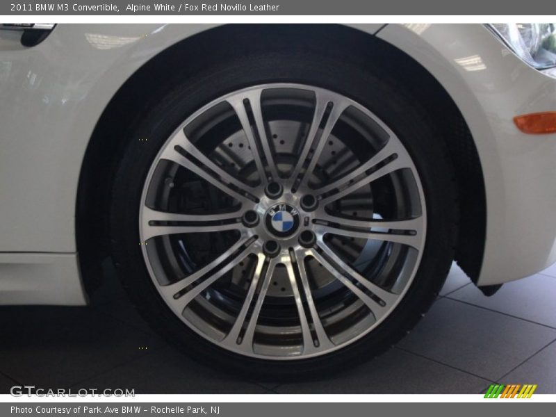 Alpine White / Fox Red Novillo Leather 2011 BMW M3 Convertible