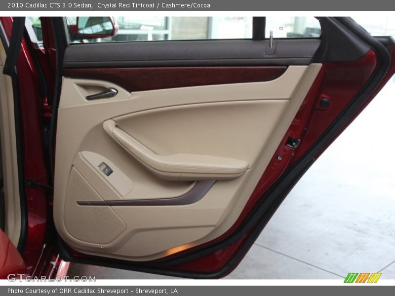 Crystal Red Tintcoat / Cashmere/Cocoa 2010 Cadillac CTS 3.0 Sedan