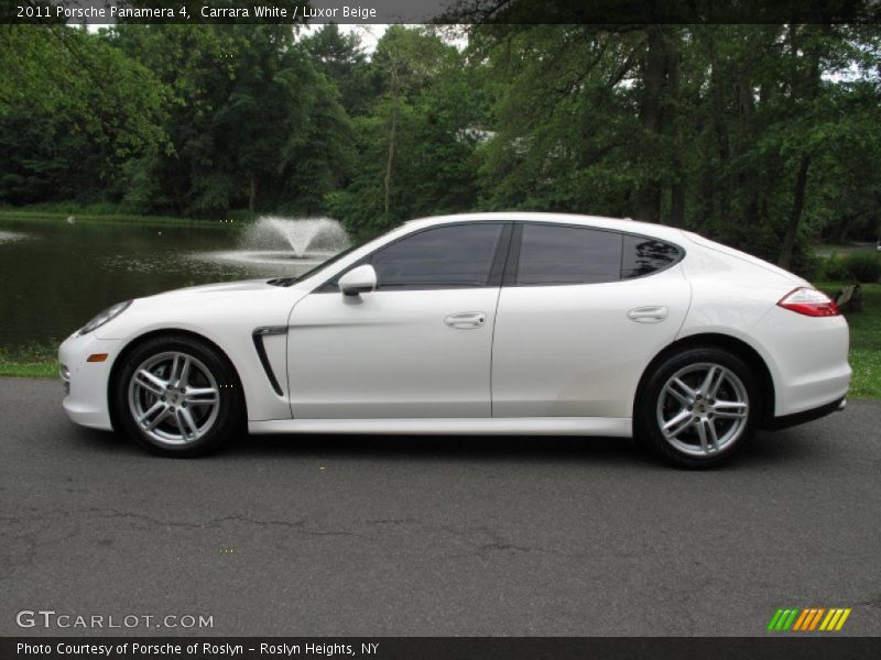  2011 Panamera 4 Carrara White