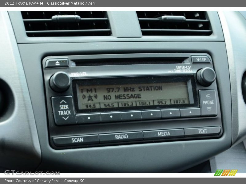 Classic Silver Metallic / Ash 2012 Toyota RAV4 I4