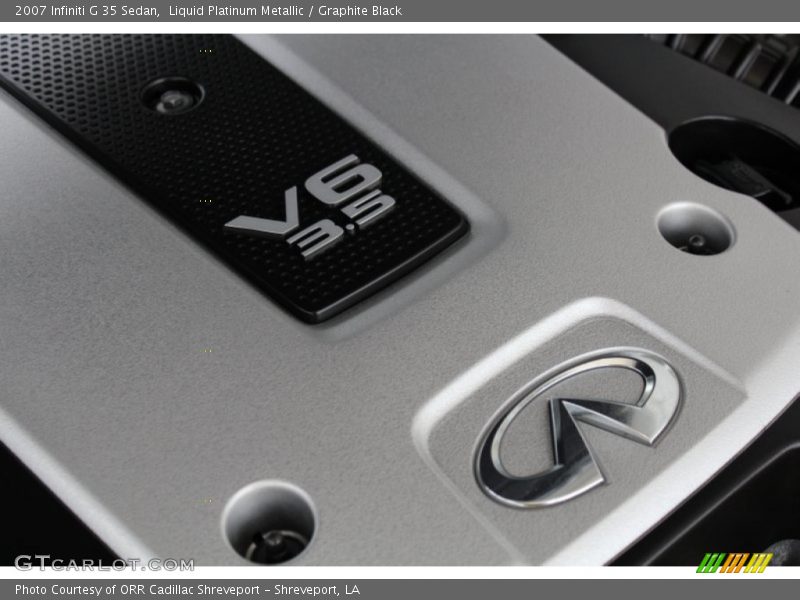 Liquid Platinum Metallic / Graphite Black 2007 Infiniti G 35 Sedan