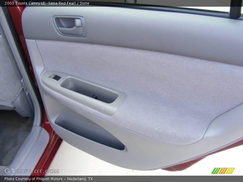 Salsa Red Pearl / Stone 2003 Toyota Camry LE