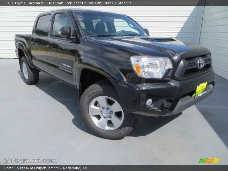 Black / Graphite 2013 Toyota Tacoma V6 TRD Sport Prerunner Double Cab