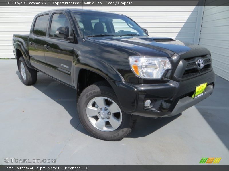 Black / Graphite 2013 Toyota Tacoma V6 TRD Sport Prerunner Double Cab