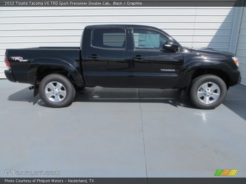 Black / Graphite 2013 Toyota Tacoma V6 TRD Sport Prerunner Double Cab