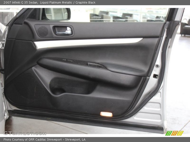 Liquid Platinum Metallic / Graphite Black 2007 Infiniti G 35 Sedan