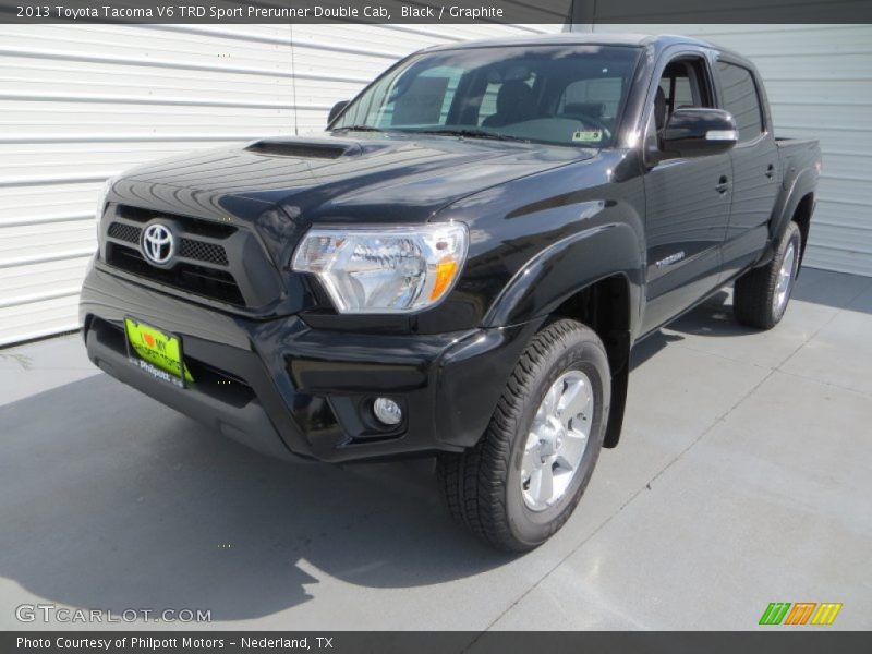 Black / Graphite 2013 Toyota Tacoma V6 TRD Sport Prerunner Double Cab