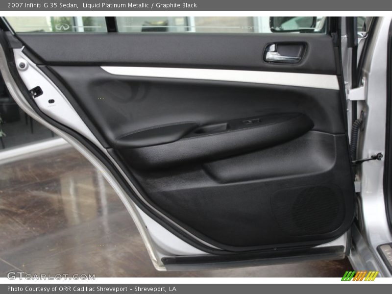 Liquid Platinum Metallic / Graphite Black 2007 Infiniti G 35 Sedan