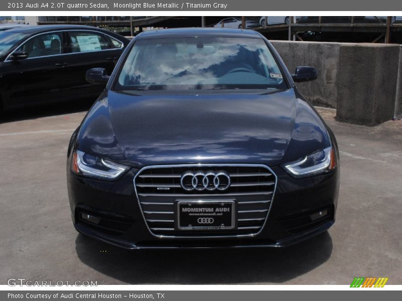 Moonlight Blue Metallic / Titanium Gray 2013 Audi A4 2.0T quattro Sedan