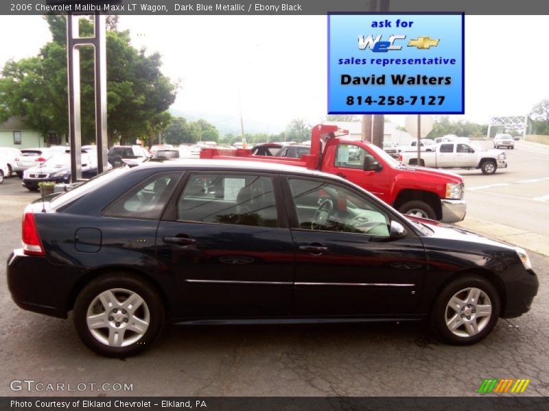 Dark Blue Metallic / Ebony Black 2006 Chevrolet Malibu Maxx LT Wagon