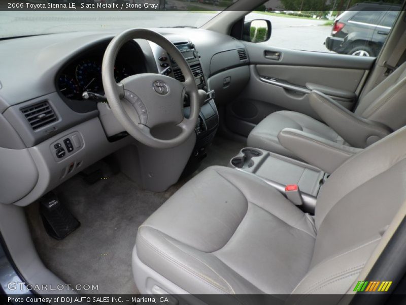 Stone Gray Interior - 2006 Sienna LE 