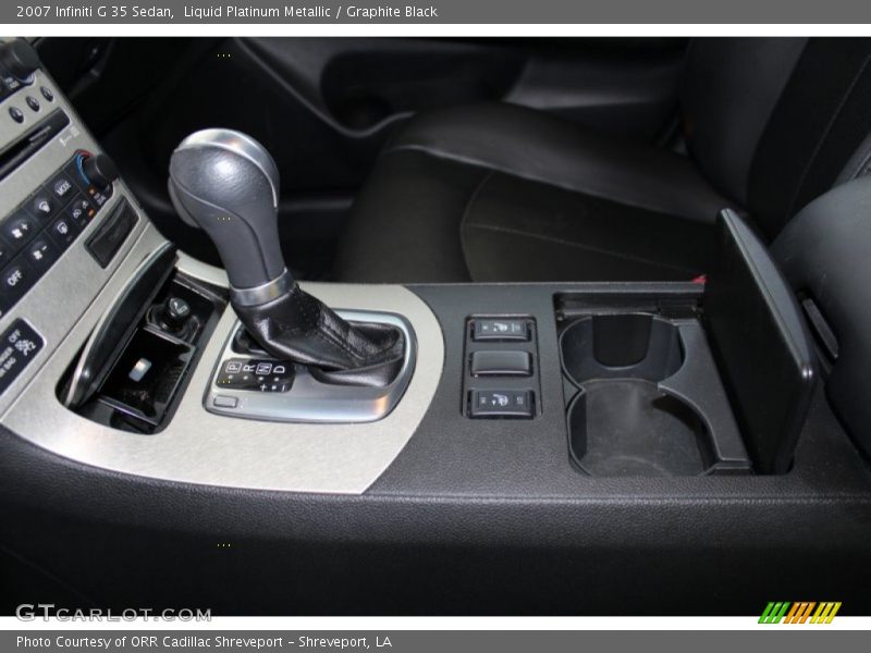 Liquid Platinum Metallic / Graphite Black 2007 Infiniti G 35 Sedan