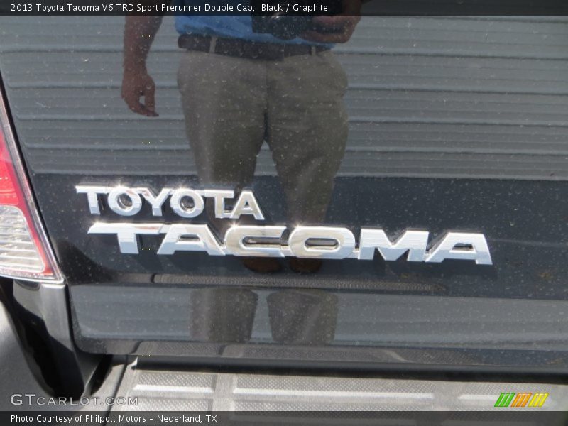 Black / Graphite 2013 Toyota Tacoma V6 TRD Sport Prerunner Double Cab