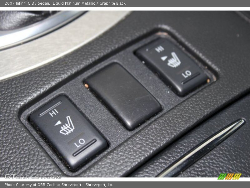Liquid Platinum Metallic / Graphite Black 2007 Infiniti G 35 Sedan