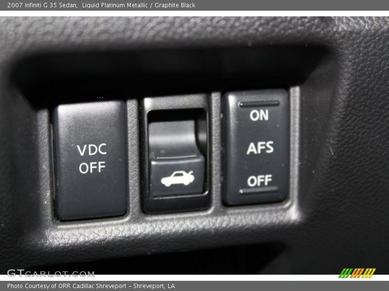 Liquid Platinum Metallic / Graphite Black 2007 Infiniti G 35 Sedan