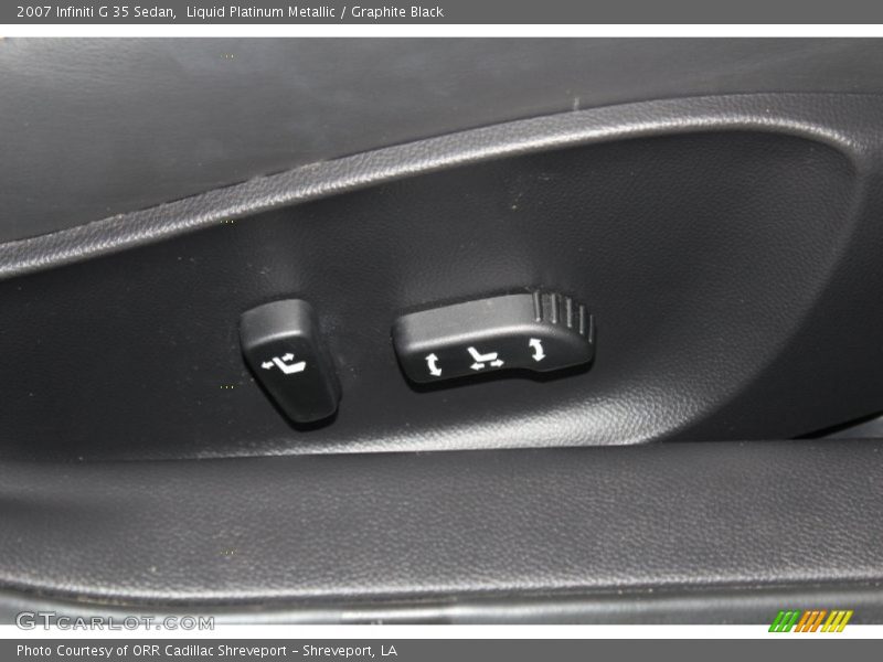 Liquid Platinum Metallic / Graphite Black 2007 Infiniti G 35 Sedan