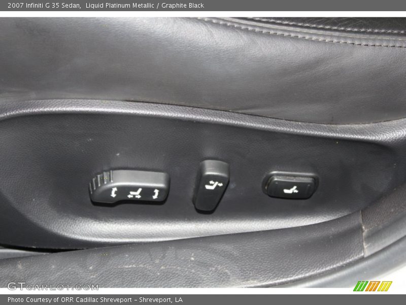Liquid Platinum Metallic / Graphite Black 2007 Infiniti G 35 Sedan