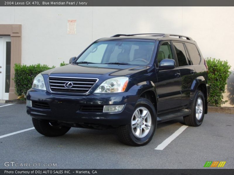 Blue Meridian Pearl / Ivory 2004 Lexus GX 470