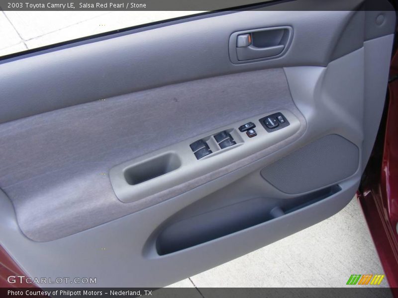 Salsa Red Pearl / Stone 2003 Toyota Camry LE