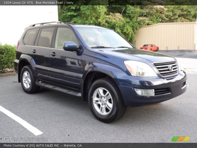 Blue Meridian Pearl / Ivory 2004 Lexus GX 470