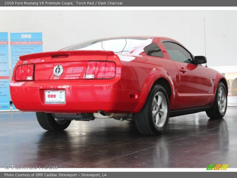 Torch Red / Dark Charcoal 2009 Ford Mustang V6 Premium Coupe