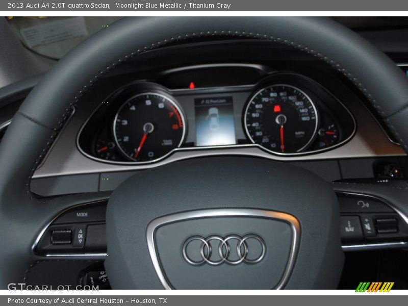 Moonlight Blue Metallic / Titanium Gray 2013 Audi A4 2.0T quattro Sedan