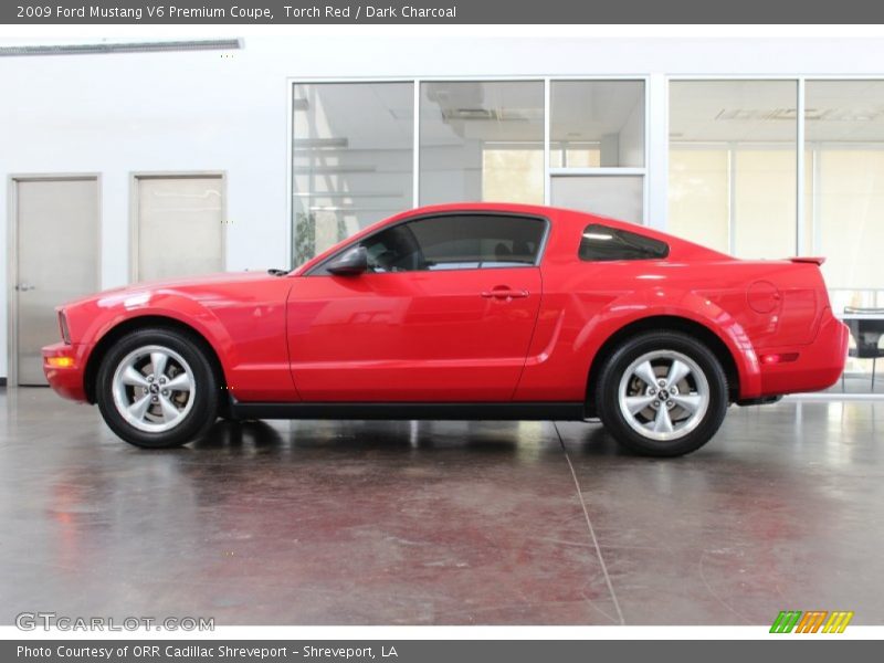 Torch Red / Dark Charcoal 2009 Ford Mustang V6 Premium Coupe