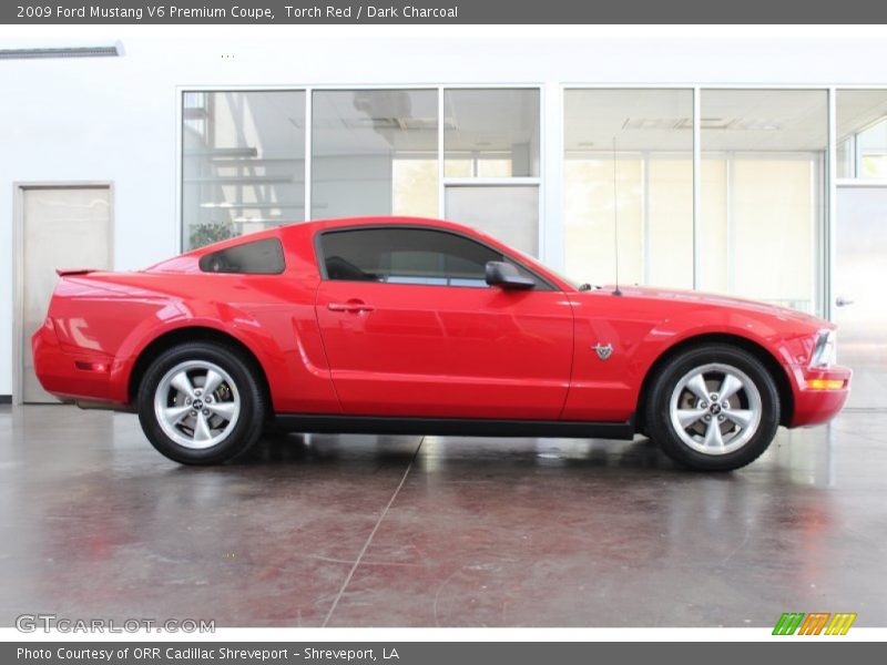 Torch Red / Dark Charcoal 2009 Ford Mustang V6 Premium Coupe